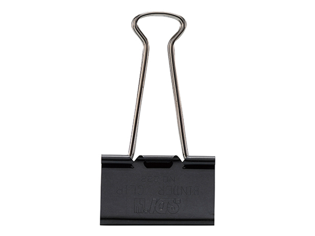 Bazic Large 2-Inch Black Binder Clips – 4-Pack – Heavy Duty Metal For Office/School/Home