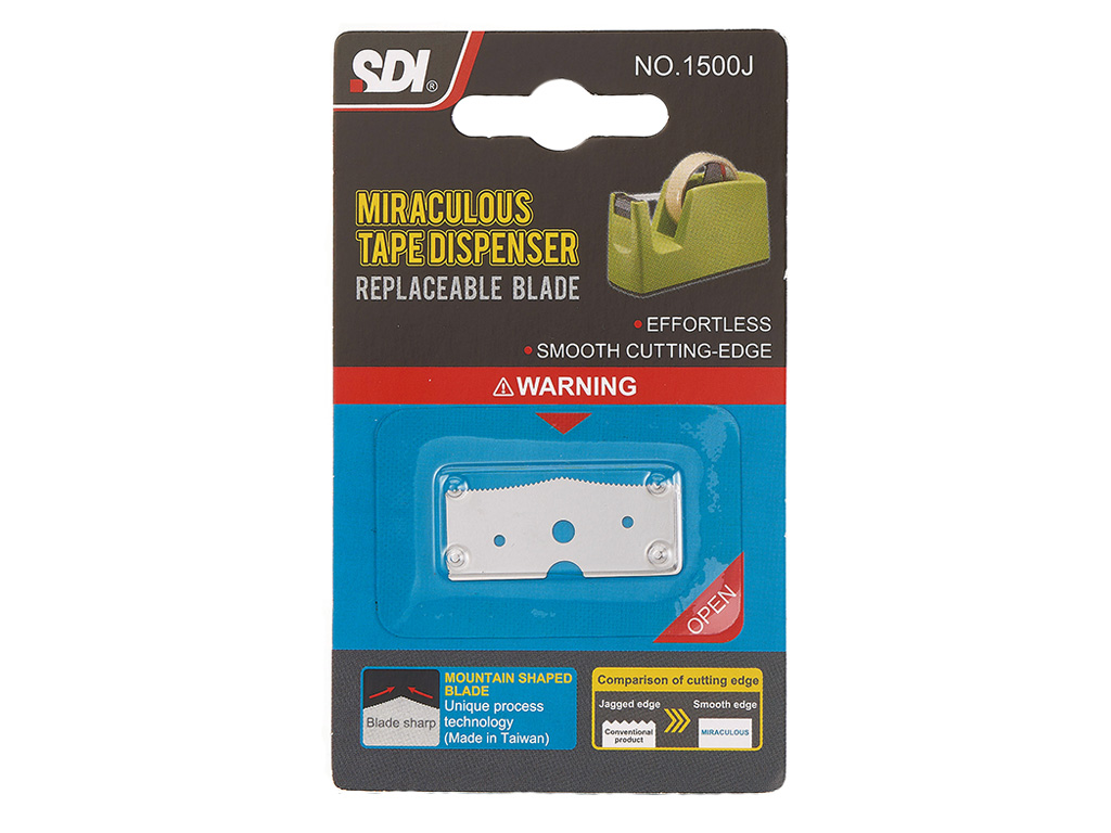 │1500J │MIRACULOUS TAPE DISPENSER (Replacement Blade)-SDI stationery