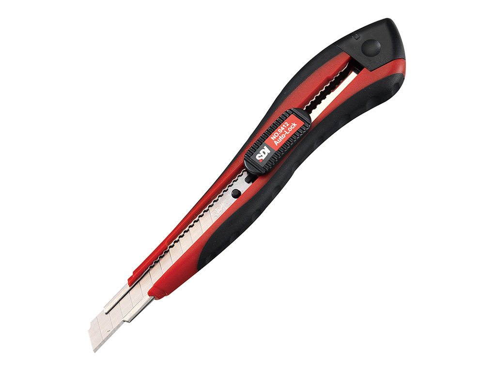 │5412│Rubber Grip Cutter Knife-SDI stationery