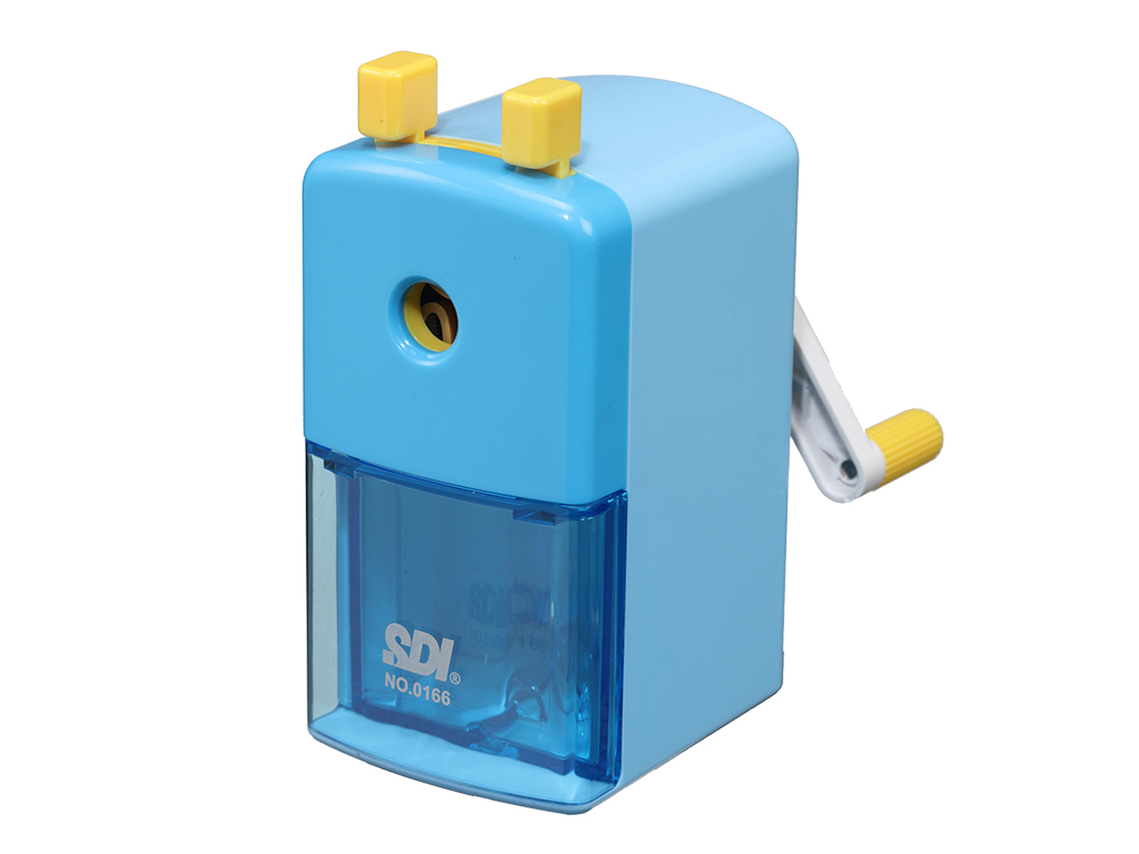 │0166P│ 輕鬆轉大小通吃可調式削鉛筆機-SDI手牌文具