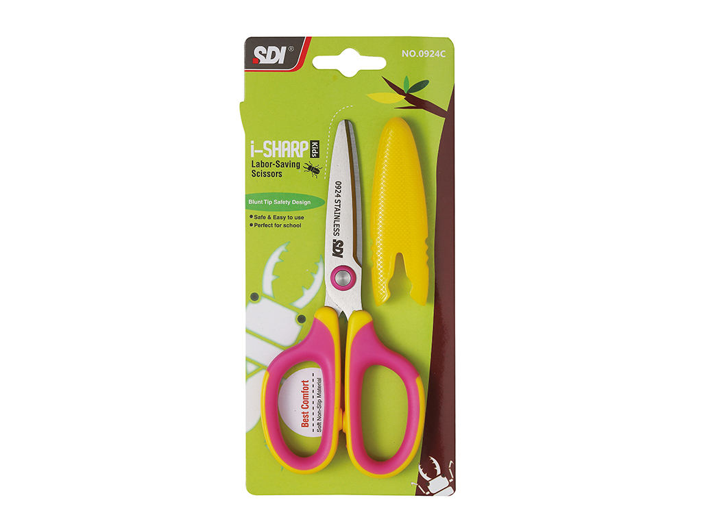 │0924C│Kids Labor-Saving Scissors-SDI stationery