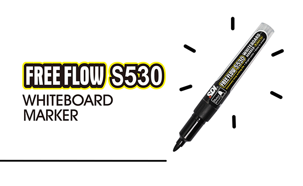SDI FREE FLOW WHITEBOARD MARKER-ECONOMY【S530 Product Intro Video】