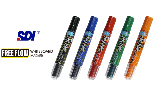 SDI FREE FLOW WHITEBOARD MARKER【S510 Product Intro Video】